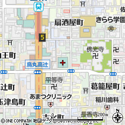 ＧＳパークホテル日航プリンセス京都地下駐車場周辺の地図
