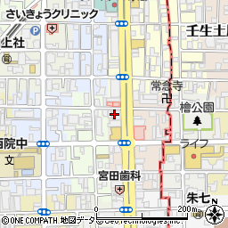 京都府京都市右京区西院平町8周辺の地図