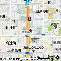 高松建設株式会社　京都営業支店周辺の地図