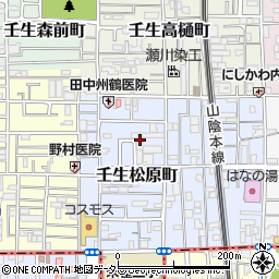 京都府京都市中京区壬生松原町51-29周辺の地図