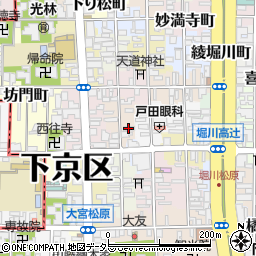 黒門京邑館周辺の地図