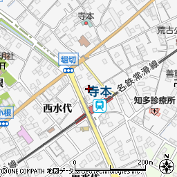 愛知県知多市八幡蔵池110周辺の地図