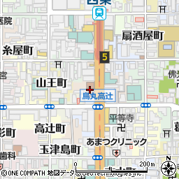 下京警察署周辺の地図