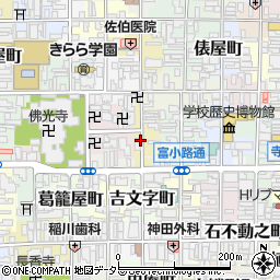 京都府京都市下京区万里小路町周辺の地図