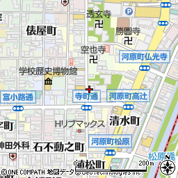 京都府京都市下京区恵美須之町周辺の地図