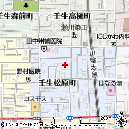 京都府京都市中京区壬生松原町53周辺の地図