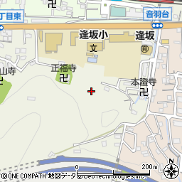 滋賀県大津市音羽台周辺の地図