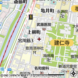 京都府京都市東山区博多町87-2周辺の地図