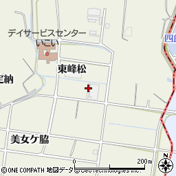 愛知県東海市加木屋町東峰松周辺の地図