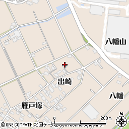愛知県安城市里町出崎60周辺の地図
