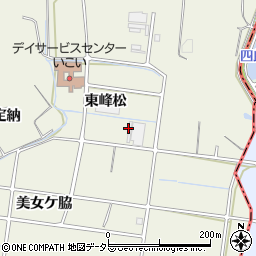 愛知県東海市加木屋町（東峰松）周辺の地図