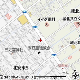 三田村理容室周辺の地図