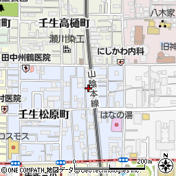 京都府京都市中京区壬生松原町6-12周辺の地図