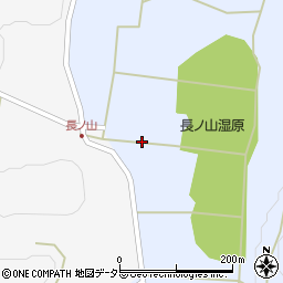 愛知県新城市作手岩波長ノ山周辺の地図