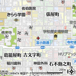 京都府京都市下京区筋屋町145-5周辺の地図