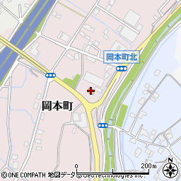 ファミリーマート草津岡本町店周辺の地図