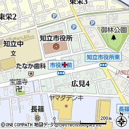 ドミノ・ピザ　知立市役所前店周辺の地図