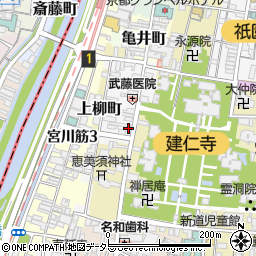 京都府京都市東山区博多町87-6周辺の地図