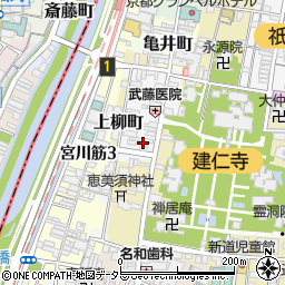 京都府京都市東山区博多町87-3周辺の地図