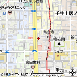 京都府京都市右京区西院平町12周辺の地図
