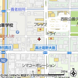 Ｊａｃ京都周辺の地図