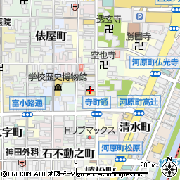 京都府京都市下京区恵美須之町526周辺の地図