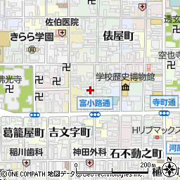 京都府京都市下京区筋屋町周辺の地図