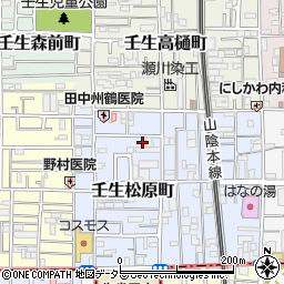 京都府京都市中京区壬生松原町54-55周辺の地図