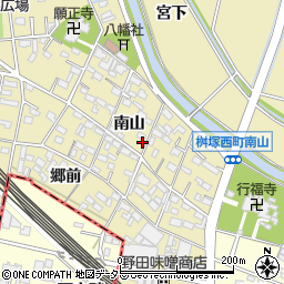 愛知県豊田市桝塚西町南山80-2周辺の地図