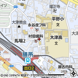 クオール薬局　膳所駅前店周辺の地図