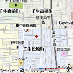 京都府京都市中京区壬生松原町54-54周辺の地図