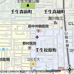 京都府京都市中京区壬生松原町54-69周辺の地図