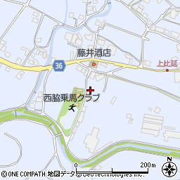 兵庫県西脇市上比延町1240周辺の地図