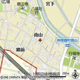 愛知県豊田市桝塚西町南山80周辺の地図