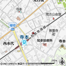 愛知県知多市八幡蔵池86周辺の地図