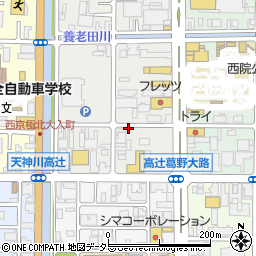 株式会社スカイワーク京都周辺の地図