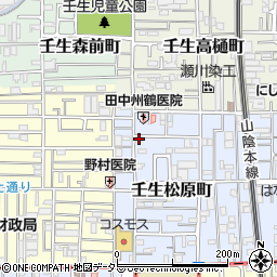 京都府京都市中京区壬生松原町54-70周辺の地図