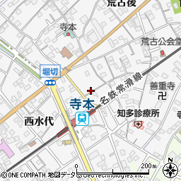 愛知県知多市八幡蔵池92周辺の地図