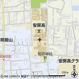 千葉県立安房高等学校周辺の地図