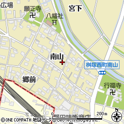 愛知県豊田市桝塚西町南山80-1周辺の地図