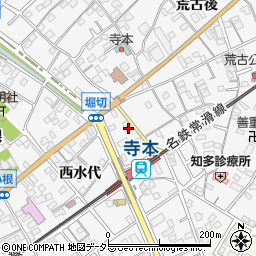 愛知県知多市八幡蔵池122周辺の地図