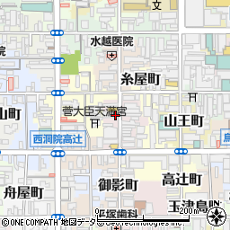 京都府京都市下京区岩戸山町周辺の地図