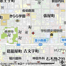 京都府京都市下京区万里小路町168周辺の地図