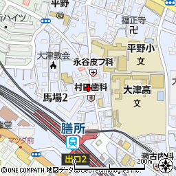 滋賀県大津市馬場2丁目6-16周辺の地図