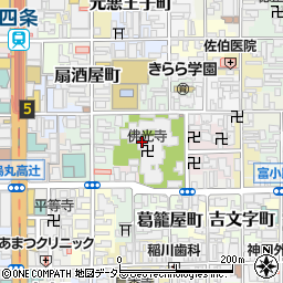 京都府京都市下京区新開町周辺の地図