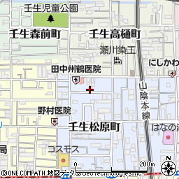 京都府京都市中京区壬生松原町54-111周辺の地図