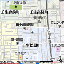 京都府京都市中京区壬生松原町54-20周辺の地図