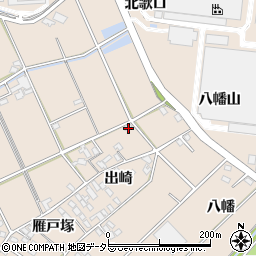 愛知県安城市里町出崎65周辺の地図