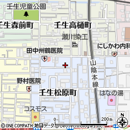 京都府京都市中京区壬生松原町54-12周辺の地図