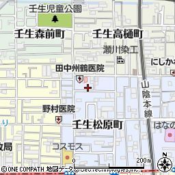京都府京都市中京区壬生松原町54周辺の地図
